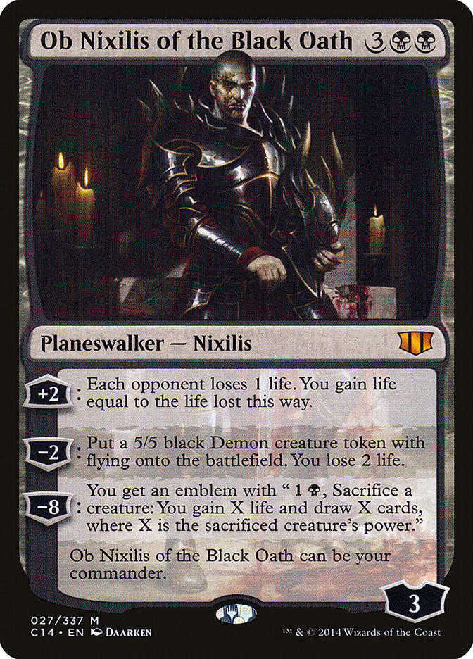 Ob Nixilis of the Black Oath [Commander 2014] | Total Play