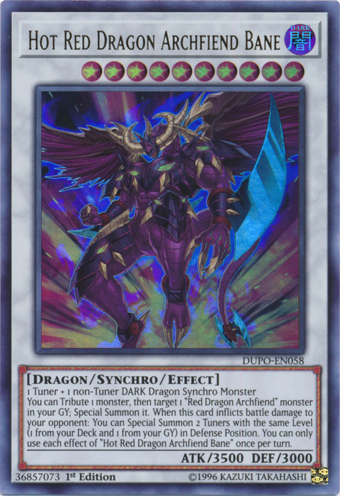 Hot Red Dragon Archfiend Bane [DUPO-EN058] Ultra Rare | Total Play