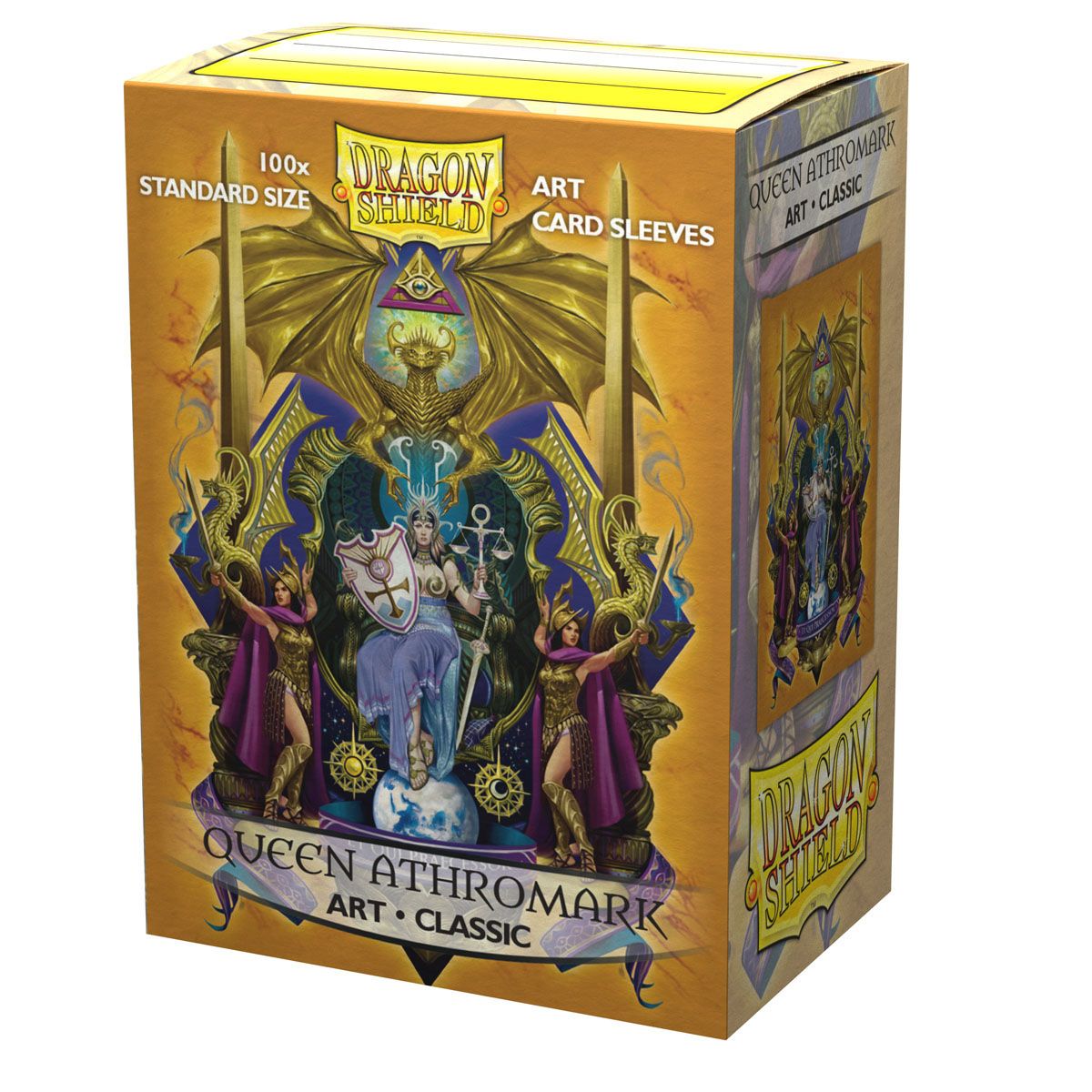 Dragon Shield: Standard 100ct Brushed Art Sleeves - Queen Athromark (Classic) | Total Play