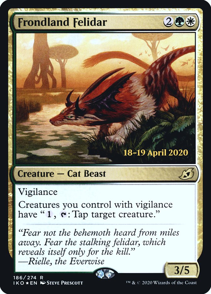 Frondland Felidar [Ikoria: Lair of Behemoths Prerelease Promos] | Total Play