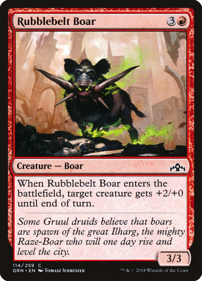 Rubblebelt Boar [Guilds of Ravnica] | Total Play