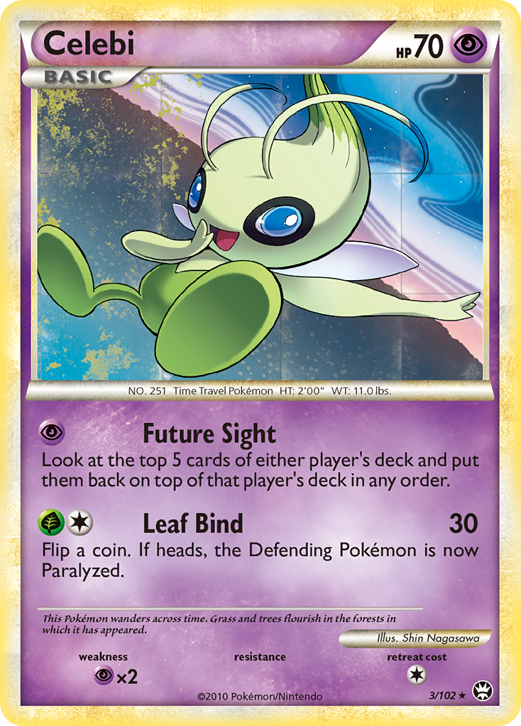 Celebi (3/102) [HeartGold & SoulSilver: Triumphant] | Total Play