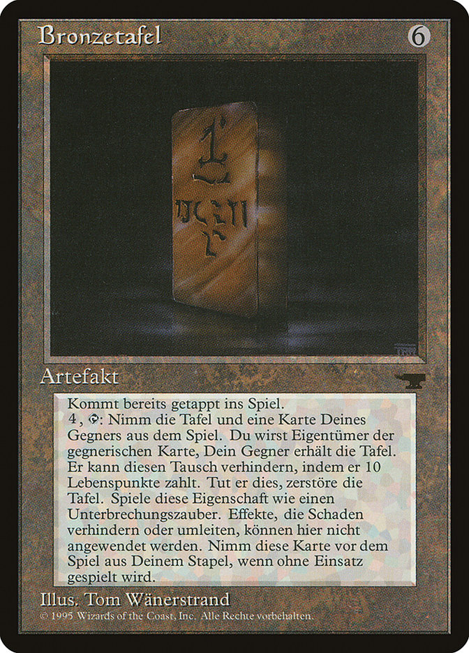Bronze Tablet (German) - "Bronzetafel" [Renaissance] | Total Play