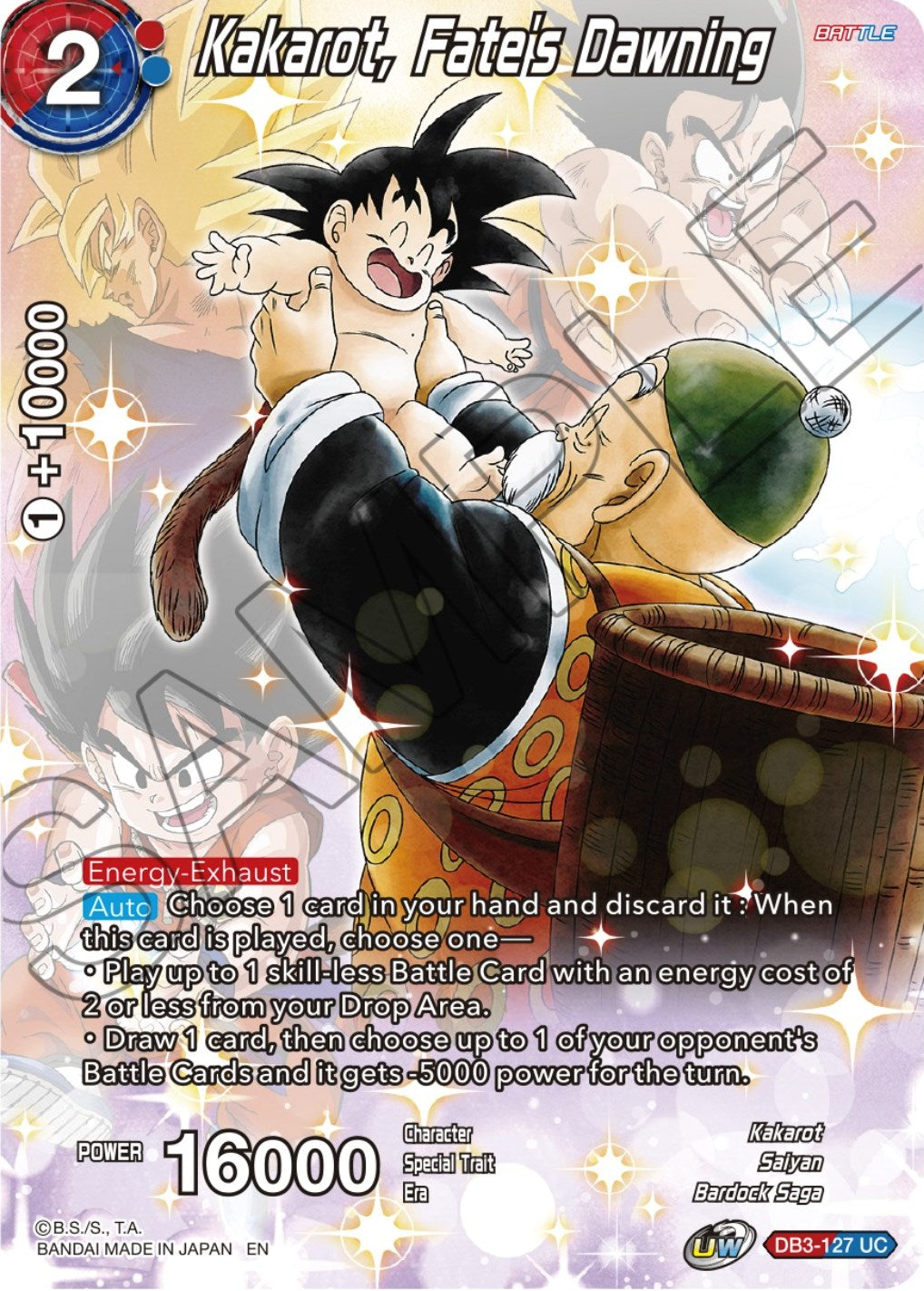 Kakarot, Fate's Dawning (DB3-127) [Theme Selection: History of Son Goku] | Total Play