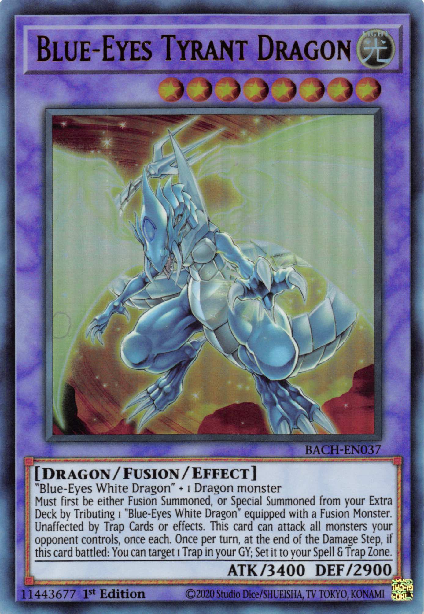 Blue-Eyes Tyrant Dragon [BACH-EN037] Ultra Rare | Total Play