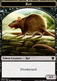 Rat // Cat Double-Sided Token [Commander 2017 Tokens] | Total Play
