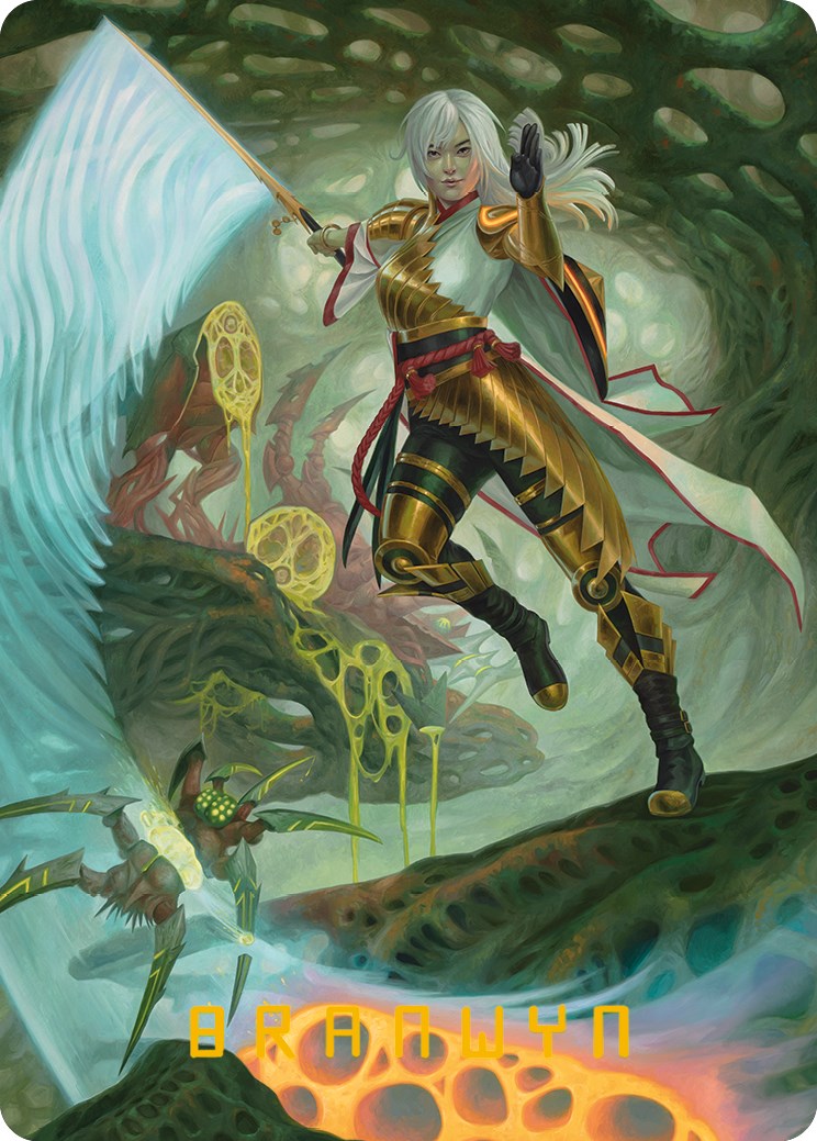 The Eternal Wanderer Art Card (Gold-Stamped Signature) [Phyrexia: All Will Be One Art Series] | Total Play