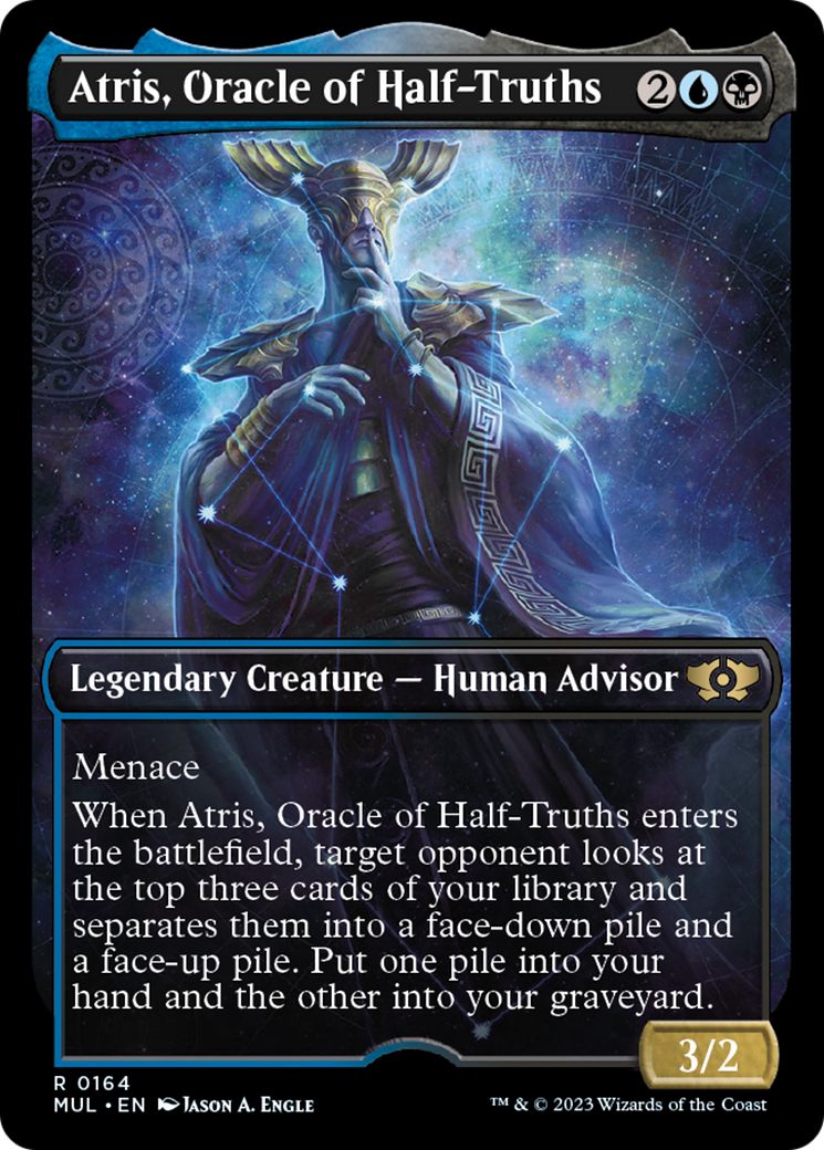 Atris, Oracle of Half-Truths (Halo Foil) [Multiverse Legends] | Total Play