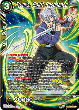 Trunks, Spirit Resonance (EX18-03) [Namekian Boost] | Total Play