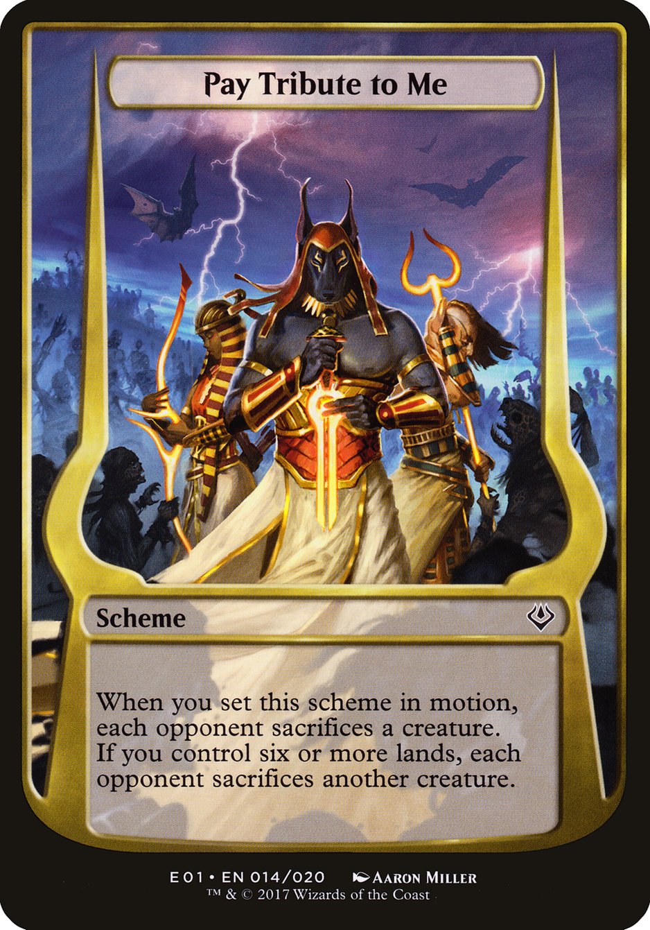 Pay Tribute to Me (Schemes) [Archenemy: Nicol Bolas Schemes] | Total Play