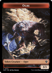 Human // Ogre Double-Sided Token [Murders at Karlov Manor Commander Tokens] | Total Play