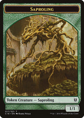 Saproling (016) // Saproling (017) Double-Sided Token [Commander 2016 Tokens] | Total Play