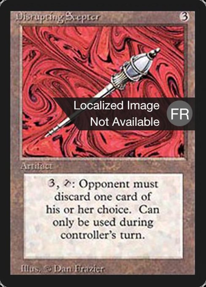 Disrupting Scepter [Foreign Black Border] | Total Play