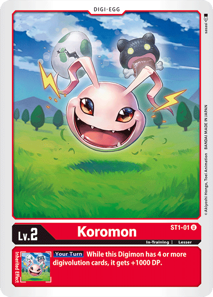 Koromon [ST1-01] [Starter Deck: Gaia Red] | Total Play