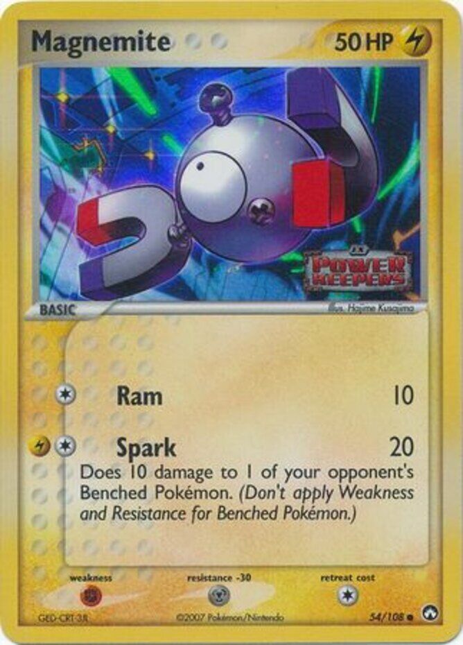 Magnemite (54/108) (Stamped) [EX: Power Keepers] | Total Play