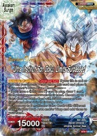 Son Goku // Ultra Instinct Son Goku, Limits Surpassed (BT9-100) [Universal Onslaught Prerelease Promos] | Total Play