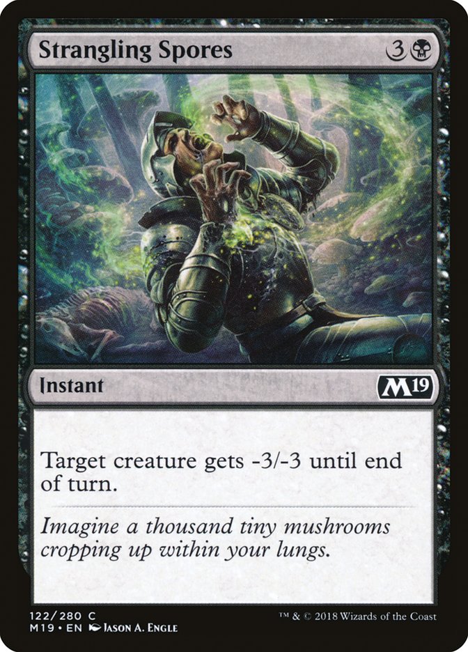 Strangling Spores [Core Set 2019] | Total Play