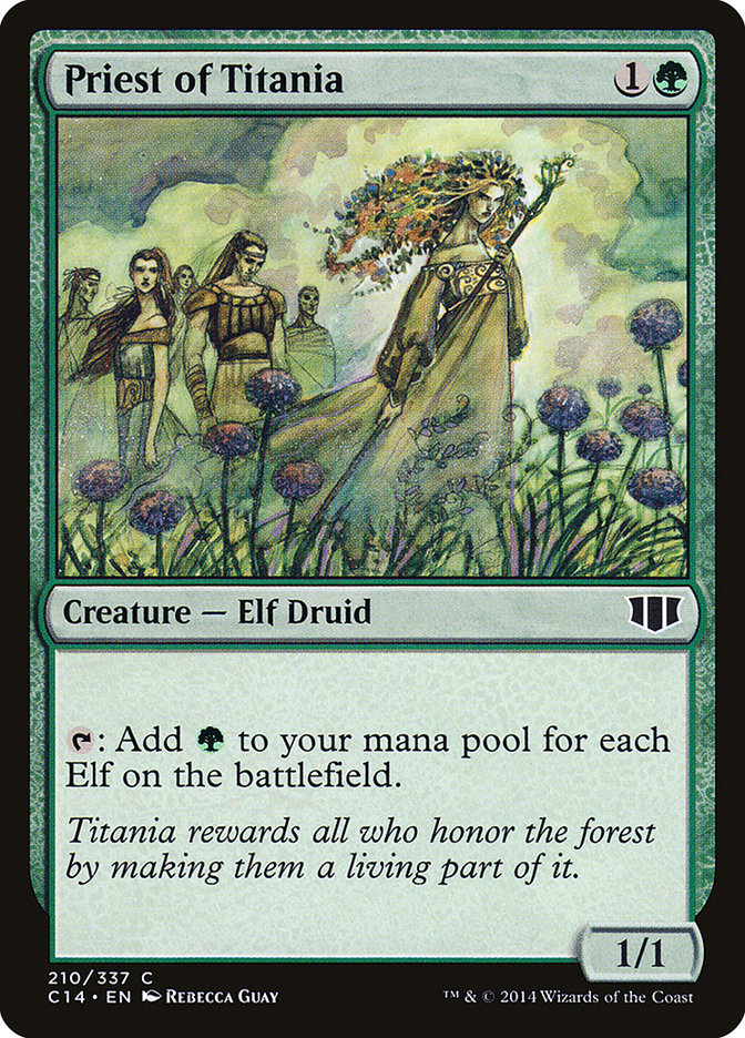 Priest of Titania [Commander 2014] | Total Play