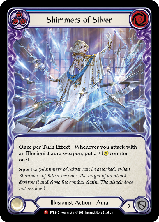 Shimmers of Silver [EVR140] (Everfest)  1st Edition Rainbow Foil | Total Play