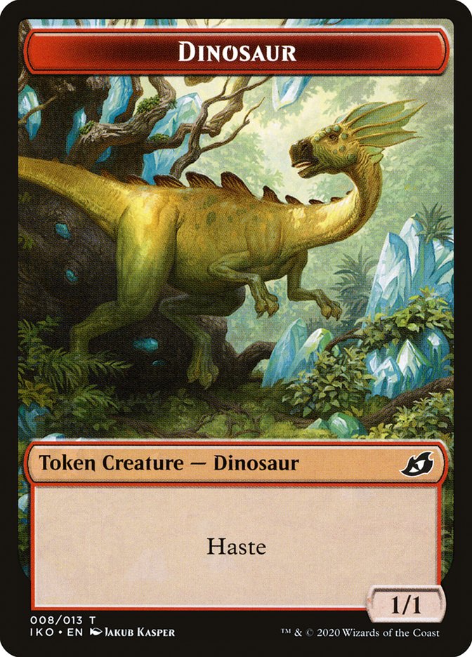 Dinosaur Token [Ikoria: Lair of Behemoths Tokens] | Total Play