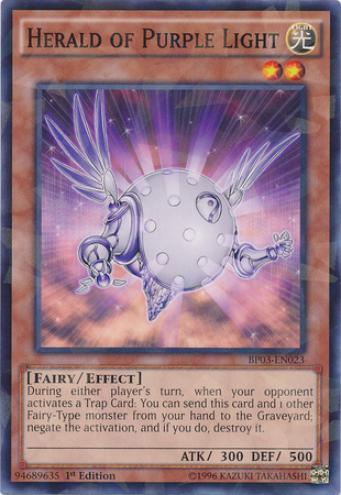 Herald of Purple Light [BP03-EN023] Shatterfoil Rare | Total Play