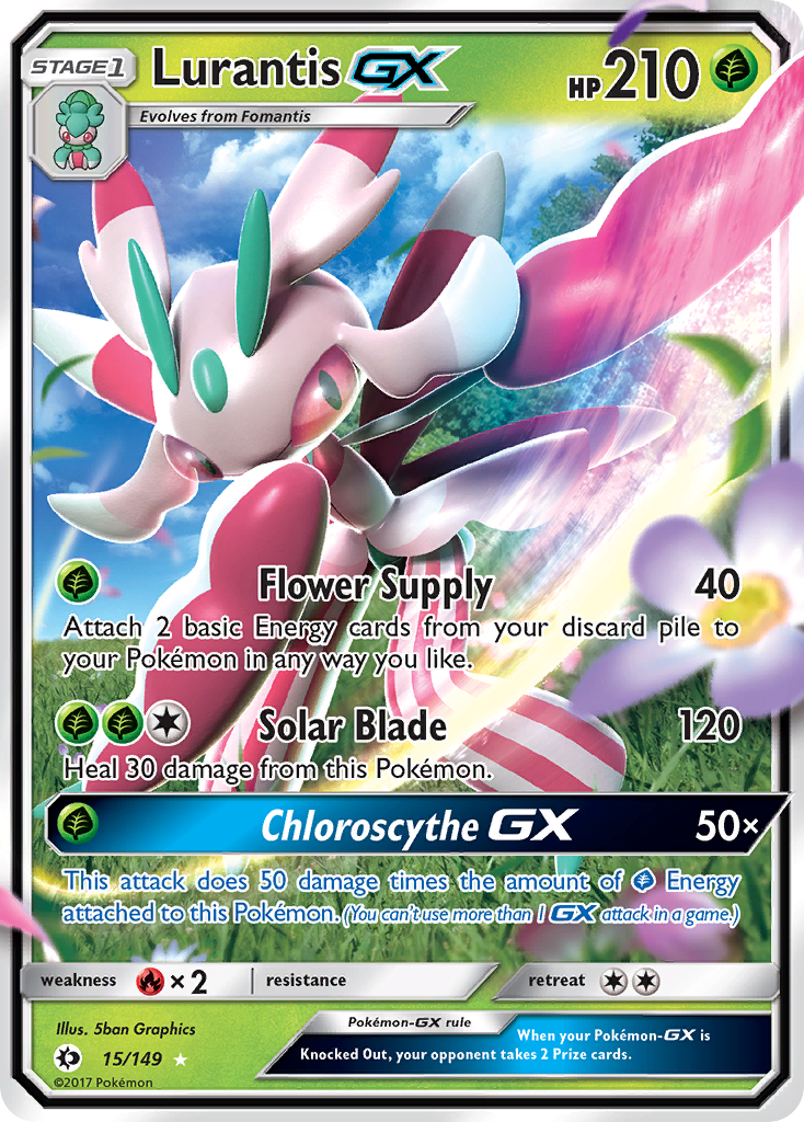 Lurantis GX (15/149) [Sun & Moon: Base Set] | Total Play