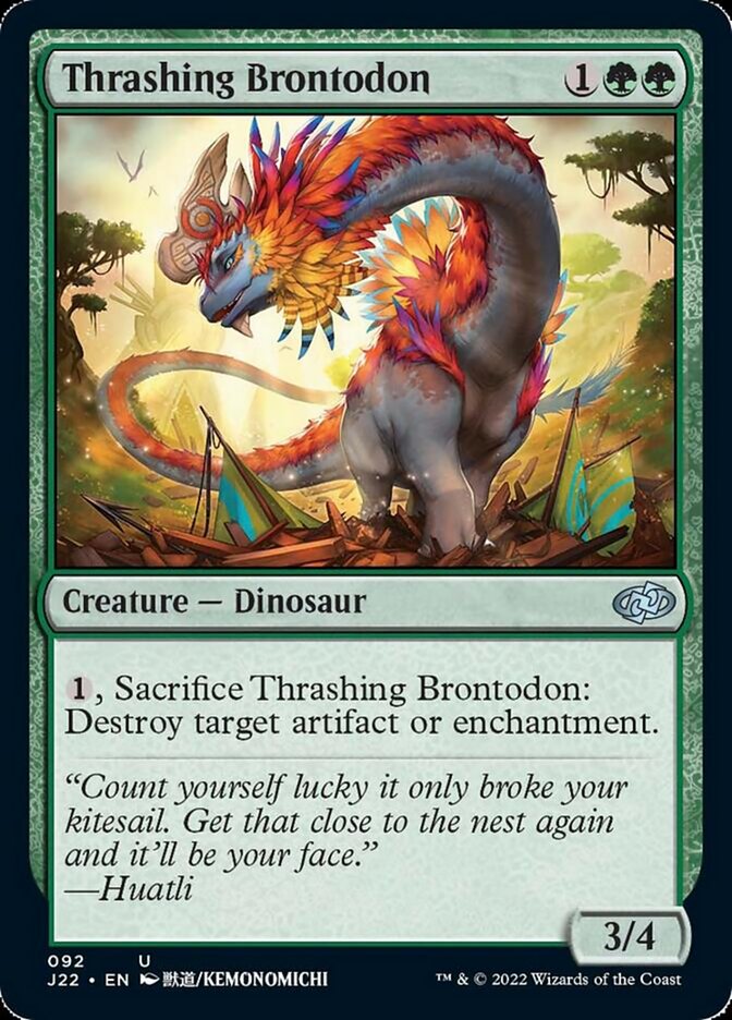 Thrashing Brontodon [Jumpstart 2022] | Total Play