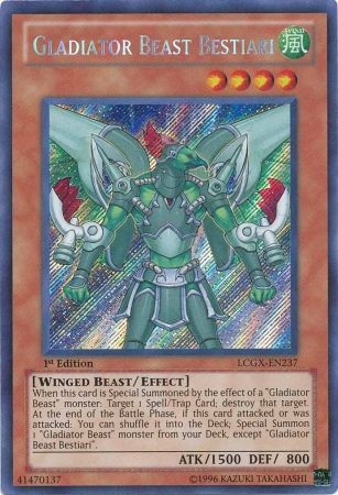 Gladiator Beast Bestiari [LCGX-EN237] Secret Rare | Total Play