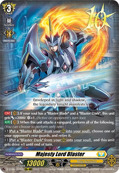Majesty Lord Blaster (D-BT05/004EN) [Triumphant Return of the Brave Heroes] | Total Play