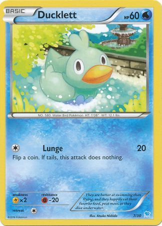 Ducklett (7/30) [XY: Trainer Kit 3 - Suicune] | Total Play