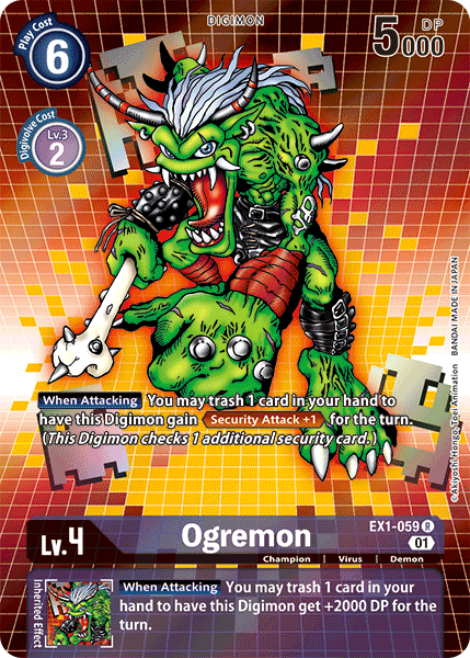 Ogremon [EX1-059] (Alternate Art) [Classic Collection] | Total Play