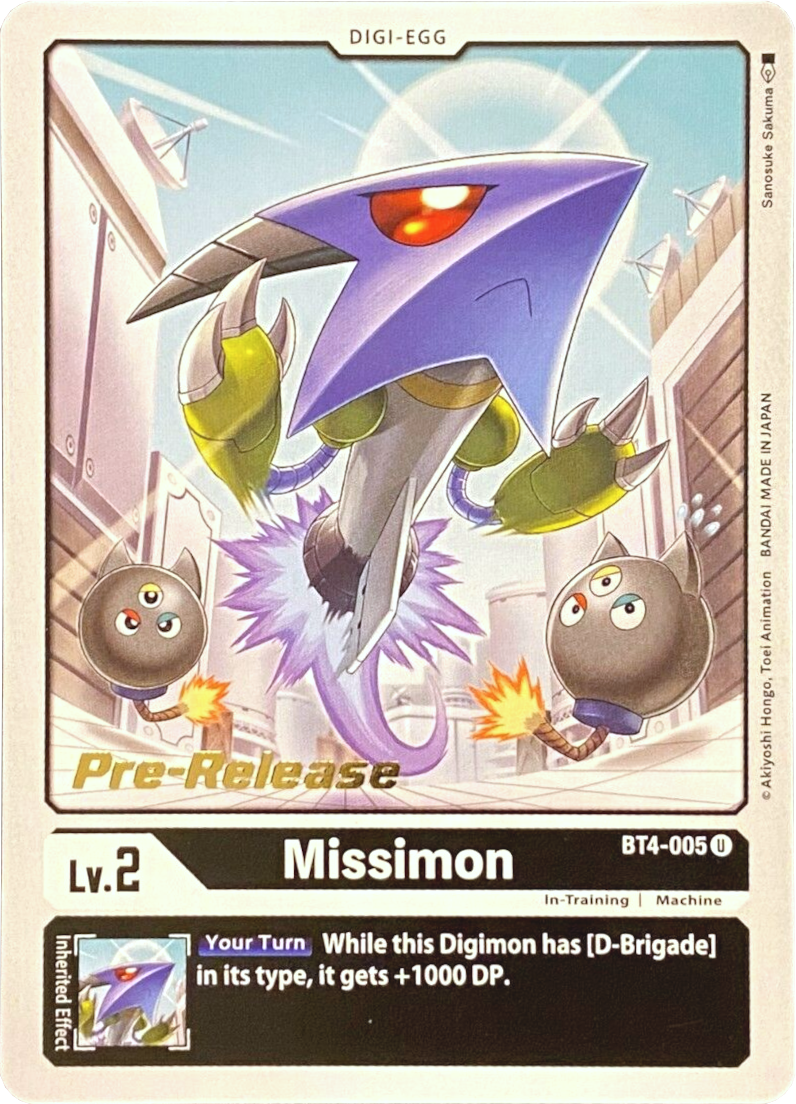 Missimon [BT4-005] [Great Legend Pre-Release Promos] | Total Play