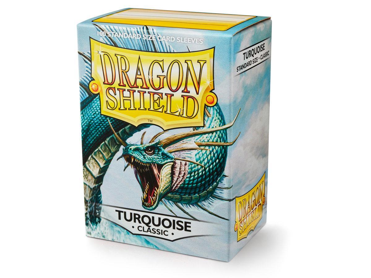 Dragon Shield: Standard 100ct Sleeves - Turquoise (Classic) | Total Play