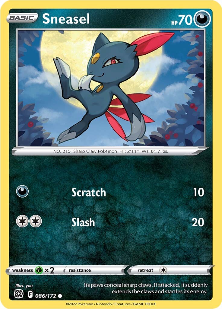 Sneasel (086/172) [Sword & Shield: Brilliant Stars] | Total Play