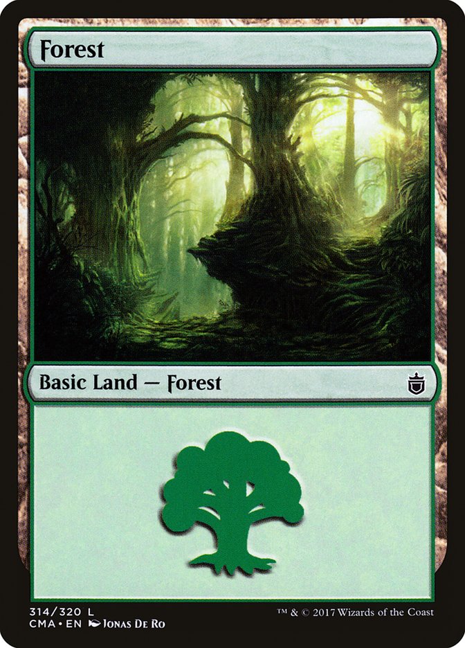 Forest (314) [Commander Anthology] | Total Play