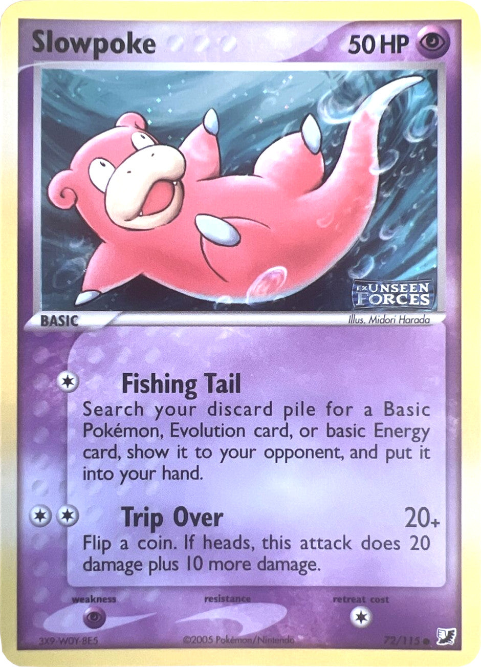 Slowpoke (72/115) (Stamped) [EX: Unseen Forces] | Total Play