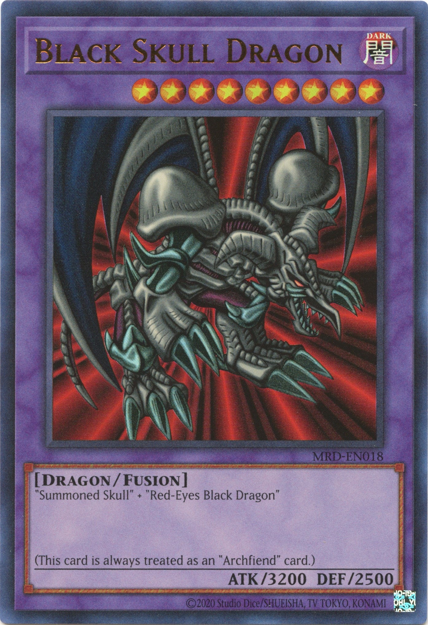 Black Skull Dragon (25th Anniversary) [MRD-EN018] Ultra Rare | Total Play