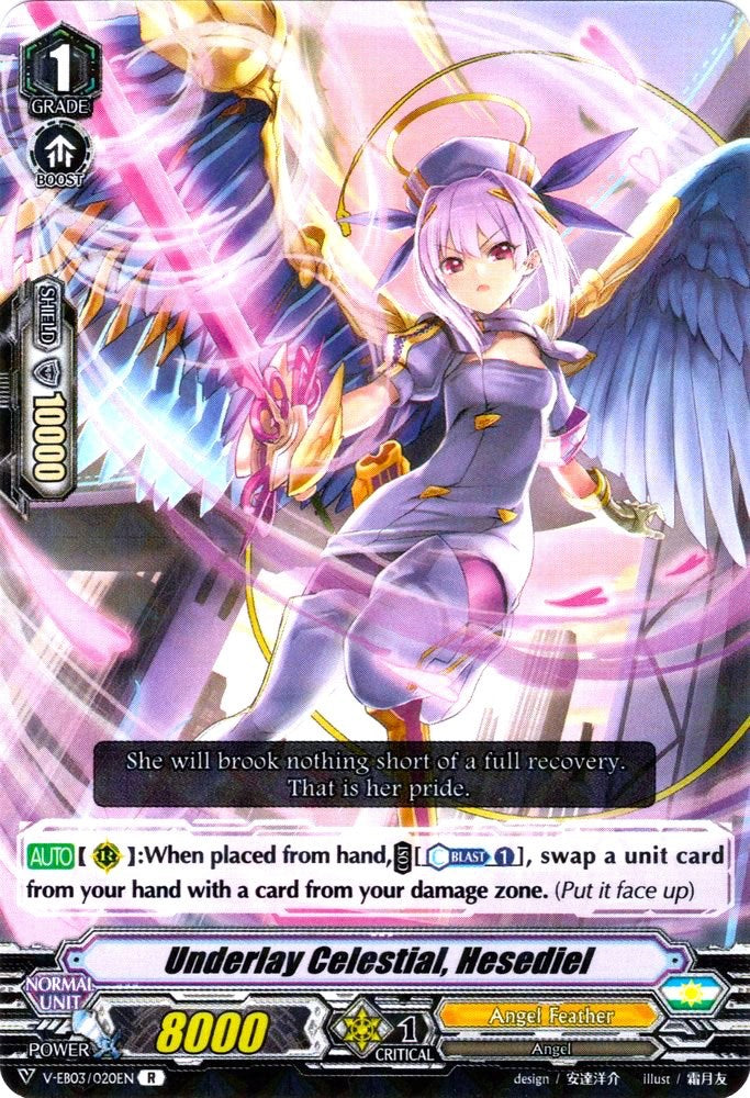 Underlay Celestial, Hesediel (V-EB03/020EN) [ULTRARARE MIRACLE COLLECTION] | Total Play