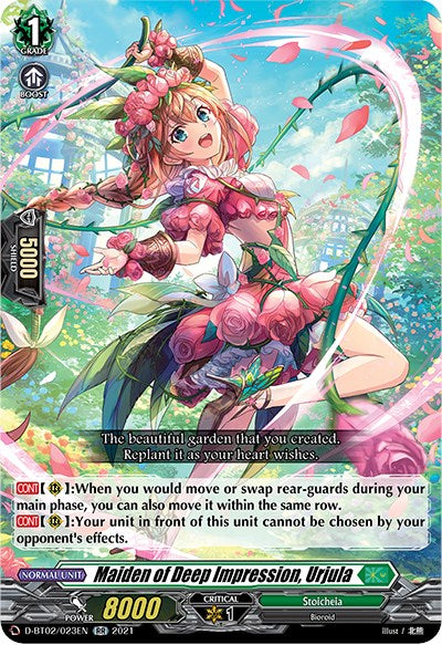 Maiden of Deep Impression, Urjula (D-BT02/023EN) [A Brush with the Legends] | Total Play