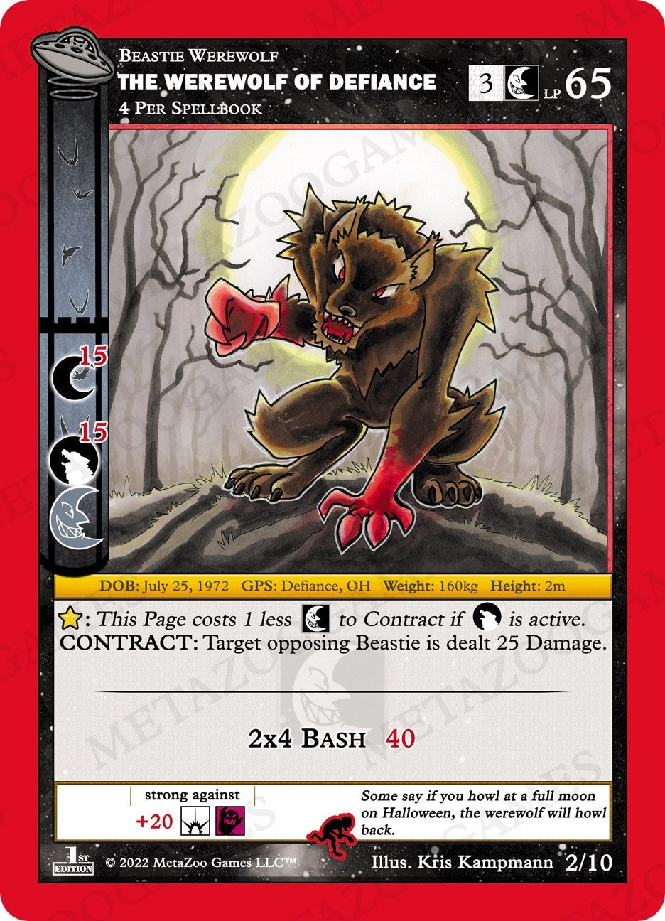 The Werewolf Of Defiance [Cryptid Nation: UFO First Edition Release Event Deck] | Total Play
