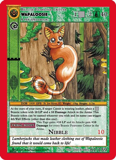 Wapaloosie [Cryptid Nation: First Edition] | Total Play