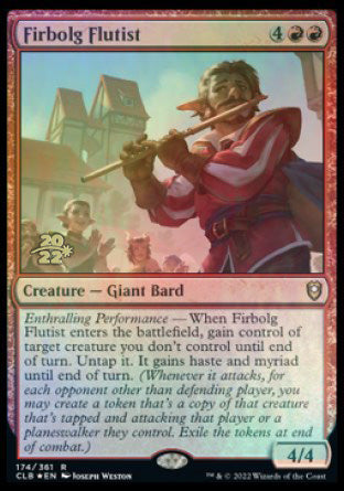 Firbolg Flutist [Commander Legends: Battle for Baldur's Gate Prerelease Promos] | Total Play