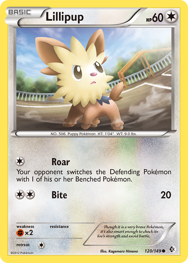 Lillipup (120/149) [Black & White: Boundaries Crossed] | Total Play