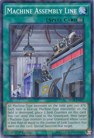 Machine Assembly Line [BP03-EN167] Shatterfoil Rare | Total Play