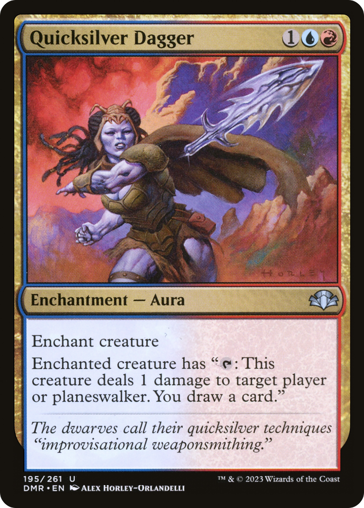 Quicksilver Dagger [Dominaria Remastered] | Total Play