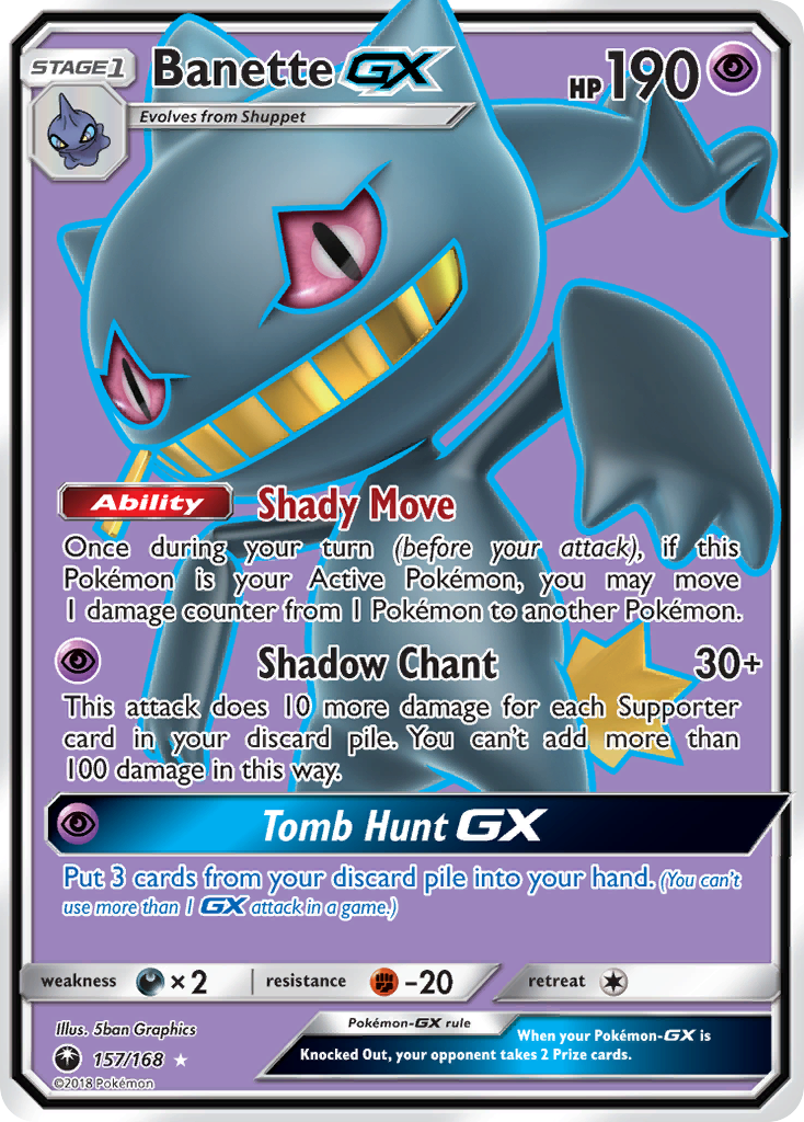 Banette GX (157/168) [Sun & Moon: Celestial Storm] | Total Play