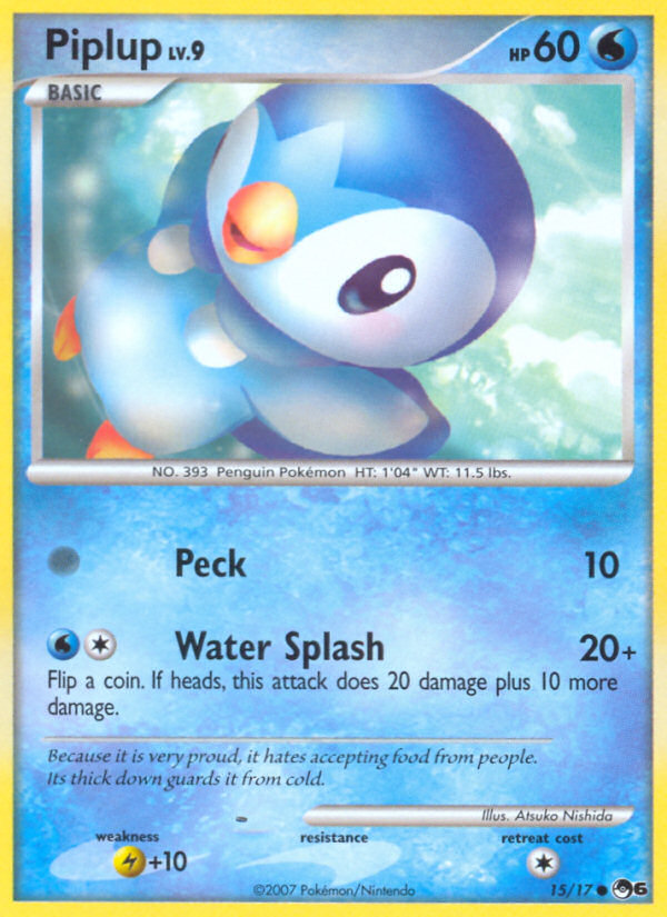 Piplup (15/17) [POP Series 6] | Total Play