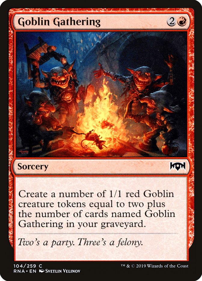 Goblin Gathering [Ravnica Allegiance] | Total Play