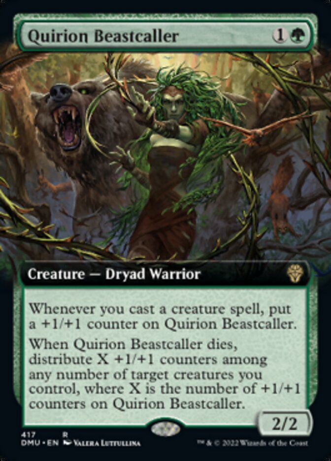 Quirion Beastcaller (Extended Art) [Dominaria United] | Total Play