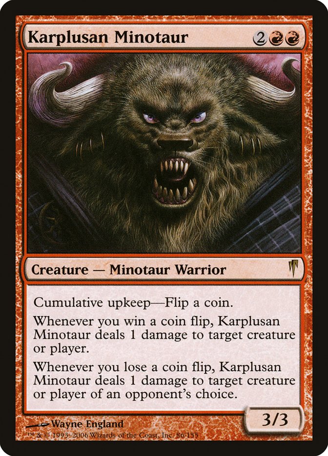 Karplusan Minotaur [Coldsnap] | Total Play